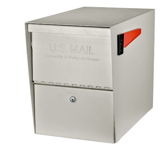 Picture of Mail Boss Package Master Locking Mailbox, 16 1/2inH x 12inW x 21 1/2inD, White