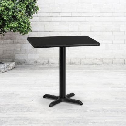 Picture of Flash Furniture Rectangular Laminate Table, 31-3/16inH x 24inW x 30inD, Black