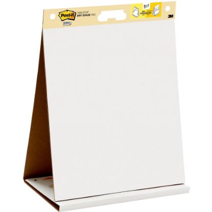 Picture of Post-it Notes Super Sticky Dry-Erase Tabletop Easel Pad, 20in x 23in, Pad Of 20 Sheets