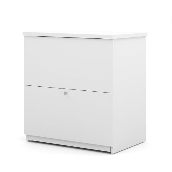 Picture of Bestar Universel 28-7/16inW x 19-5/8inD Lateral 2-Drawer File Cabinet, White