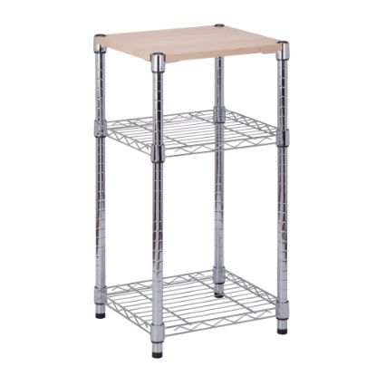 Picture of Honey-Can-Do Urban Steel Adjustable NSF 3-Tier Shelving Unit, Chrome