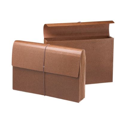 Picture of Smead Expanding Wallet, 3 1/2in Expansion, 10in x 15in, 30% Recycled, Brown