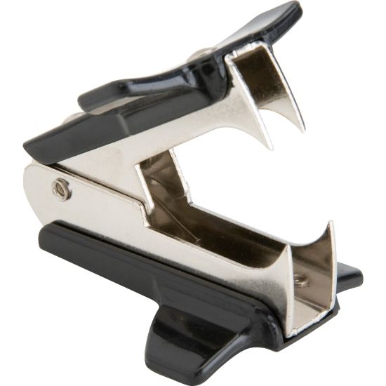 Picture of Business Source Nickel-plated Teeth Staple Remover - Plastic - Black - 1 Each