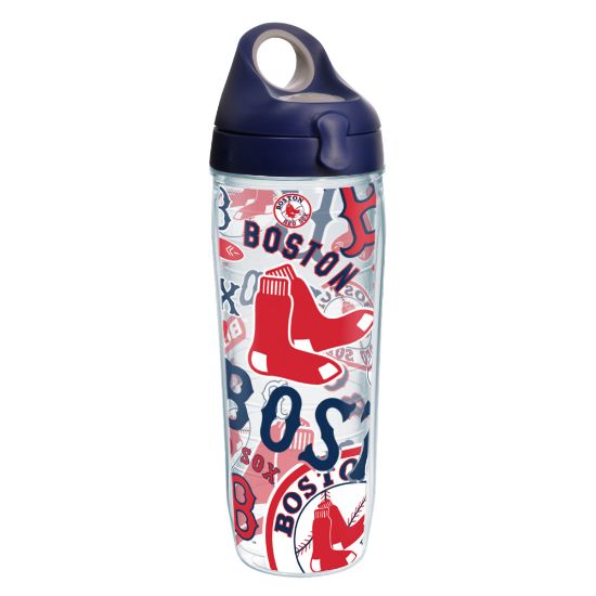 Picture of Tervis MLB All-Over Water Bottle With Lid, 24 Oz, Boston Red Sox