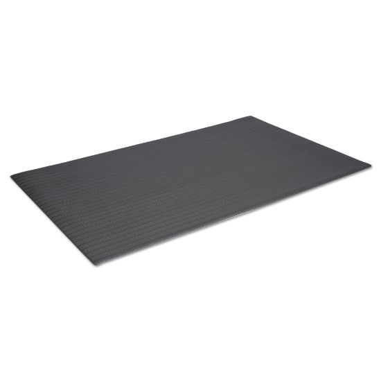 Picture of Crown Ribbed Vinyl Anti-Fatigue Mat, 2ft x 3ft, Black