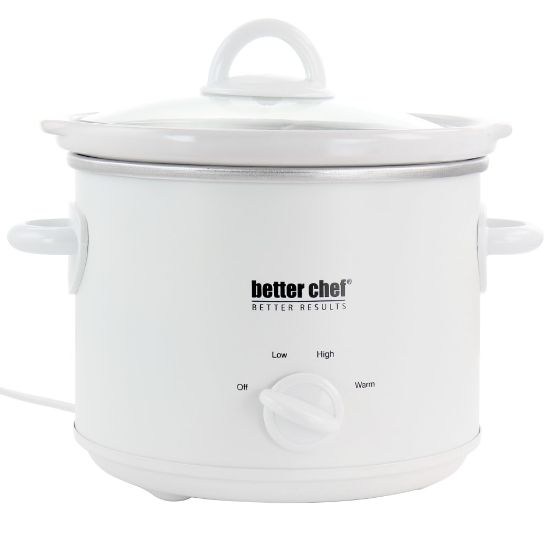 Picture of Better Chef 3-Quart Slow Cooker With Removable Stoneware Crock, White