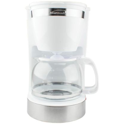 Picture of Brentwood TS-215W 12-Cup Coffee Maker, White - 800 W - 12 Cup(s) - Multi-serve - White