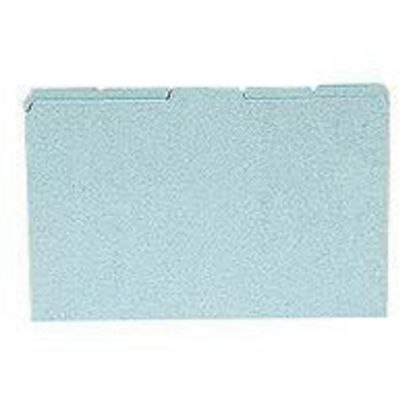 Picture of Oxford Pressboard Tab File Guides, Blank, Self Tab, Letter Size, Oxford Blue, Pack Of 100