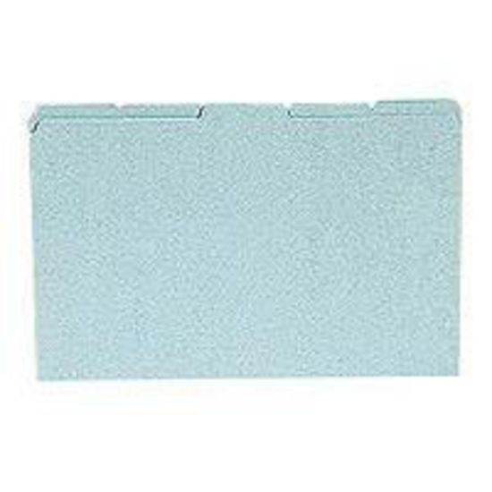 Picture of Oxford Pressboard Tab File Guides, Blank, Self Tab, Letter Size, Oxford Blue, Pack Of 100