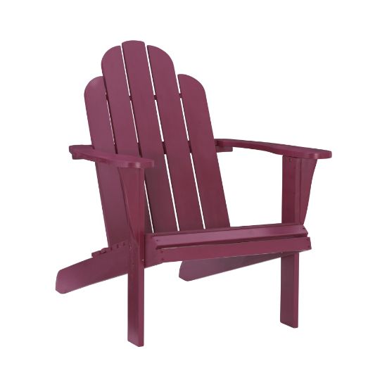 Picture of Linon Troy Adirondack Outdoor Chair, Red