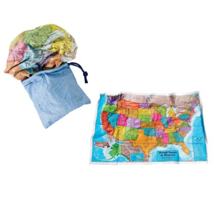 Picture of Round World Products USA Scrunch Map, 24in x 36in