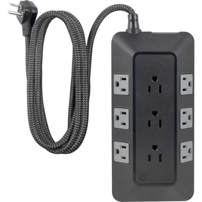 Picture of GE UltraPro 9-Outlet Surge Protector, 8ft, Black