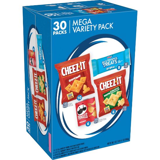 Picture of Keebler Mega Variety Pack, 30 Bags Per Box, 30.1 Oz