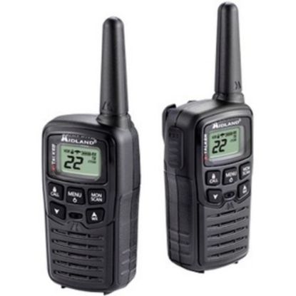 Picture of Midland T10 X-TALKER Walkie Talkie - 22 Radio Channels - Upto 105600 ft - 38 Total Privacy Codes - Auto Squelch, Keypad Lock, Silent Operation, Low Battery Indicator, Hands-free - Water Resistant - AAA