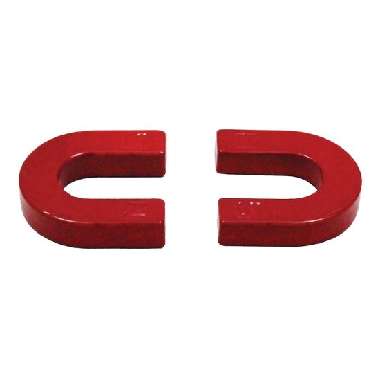 Picture of Dowling Magnets Horseshoe Magnets, 1 1/4in, Red, Grade 1 - Grade 7, Pack Of 25 Magnets