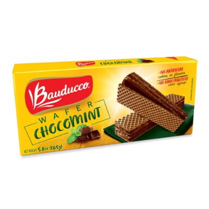 Picture of Bauducco Foods Chocomint Wafers, 8.5 Oz, Case Of 36 Packages