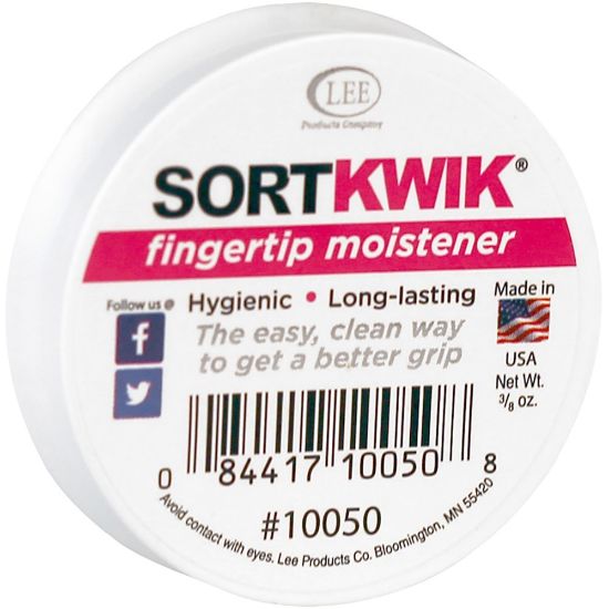 Picture of Lee Sortkwik Hygienic Fingertip Moistener, 50% Recycled, 3/8 Oz, Pink