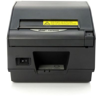 Picture of Star Micronics TSP800II Thermal Receipt and Label Printer, Serial - Cutter, External Power Supply Needed, Gray - Cutter, External Power Supply Needed, Gray