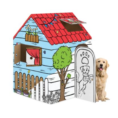 Picture of Bankers Box At Play Playhouse, 38inL x 32inW x 48inH, Doghouse