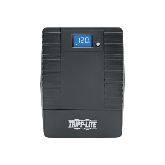 Picture of Tripp Lite UPS Tower 700VA 350W Battery Back Up Desktop AVR Line-Interactive LCD USB 50/60Hz - UPS - 10 A - AC 110/115/120 V - 350 Watt - 700 VA - 1-phase - USB - output connectors: 6