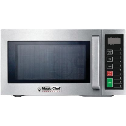 Picture of Magic Chef MCCM910ST .9 Cubic-ft Commercial Microwave - Single - 0.9 ft� Capacity - Microwave - 3 Power Levels - 1000 W Microwave Power - FuseStainless Steel - Countertop