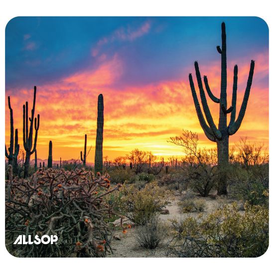 Picture of Allsop Naturesmart Mouse Pad, 8in x 8-3/4in, Saguaro