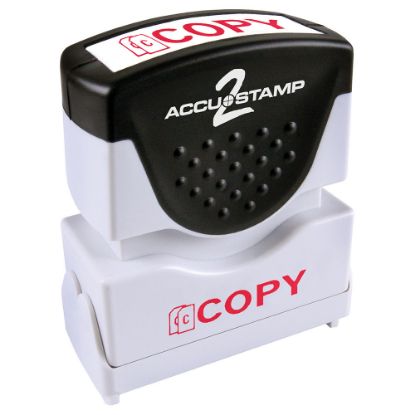 Picture of AccuStamp2 Copy Stamp, Shutter Pre-Inked One-Color COPY Stamp, 1/2in x 1-5/8in Impression, Red Ink