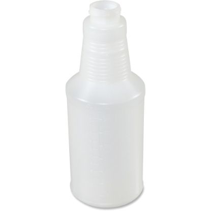 Picture of Genuine Joe 24 oz. Plastic Bottle with Graduations - Suitable For Cleaning - 24 / Carton - Translucent