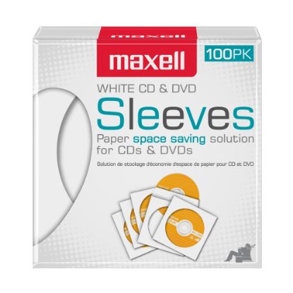 Picture of Maxell CD/DVD Storage Sleeves