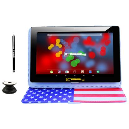 Picture of Linsay F10IPS Tablet, 10.1in Screen, 2GB Memory, 64GB Storage, Android 13, USA