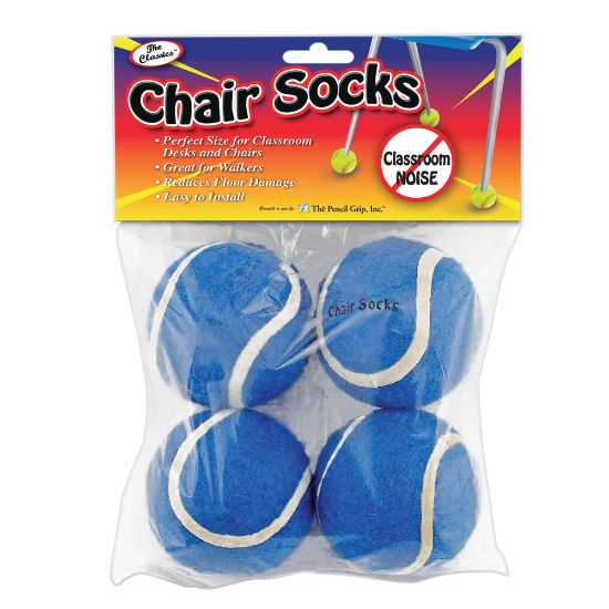 Picture of The Pencil Grip Chair Socks, Blue, Pack Of 144 Chair Socks