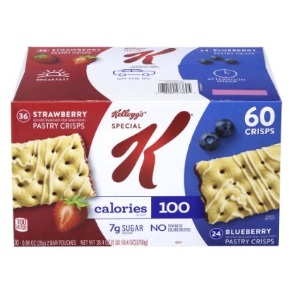 Picture of Special K Pastry Crisps Variety Pack, Fruit, 30 Crisps Per Box, Case Of 2 Boxes