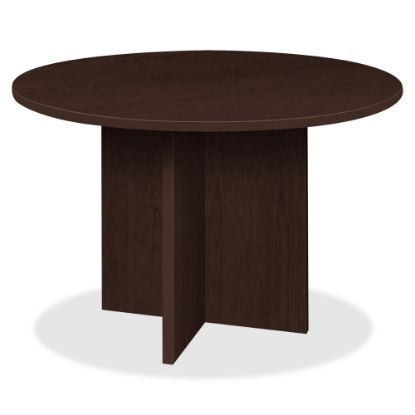 Picture of Lorell Prominence 2.0 Round Conference Table, 42inW, Espresso