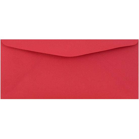 Picture of JAM Paper Business Envelopes, #9, Gummed Seal, Red, Pack Of 50