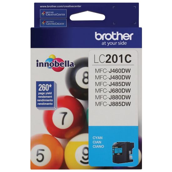 Picture of Brother LC201 Cyan Ink Cartridge, LC201C