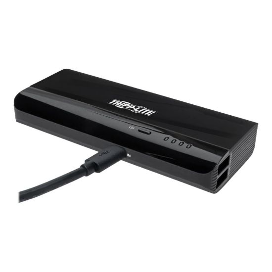 Picture of Tripp Lite Portable 2-Port USB Battery Charger Mobile Power Bank 10.4k mAh - For Digital Camera, USB Device, Mobile Phone, Tablet PC, Mobile Device, Handheld Device, e-book Reader, Smartphone, MP3 Player