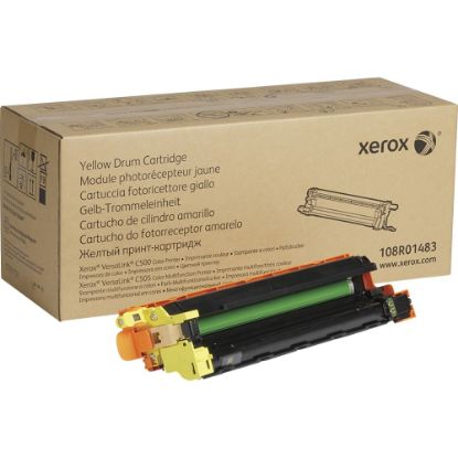 Picture of Xerox VersaLink C500/C505 Drum Cartridge - Laser Print Technology - 40000 Pages - 1 Each - Yellow