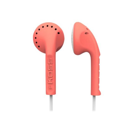 Picture of Koss KE10c - Earphones - ear-bud - wired - 3.5 mm jack - coral