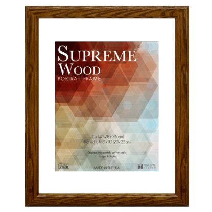 Picture of Timeless Frames Supreme Picture Frame, 11in x 14in, Honey