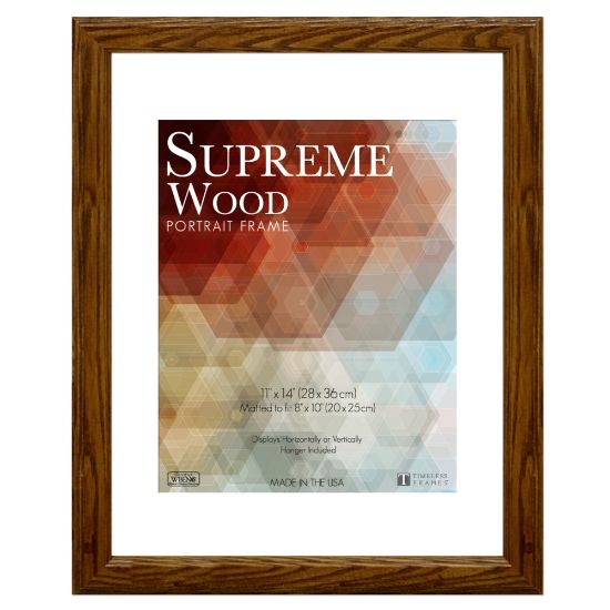 Picture of Timeless Frames Supreme Picture Frame, 11in x 14in, Honey