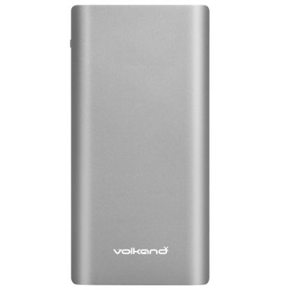 Picture of Volkano Brawn Slim Power Bank, 8,000 mAh, Silver, VK-9009-SL