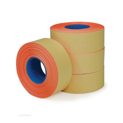 Picture of Office Depot Brand 1-Line Price-Marking Labels, Red, 1,200 Labels Per Roll, Pack Of 4 Rolls