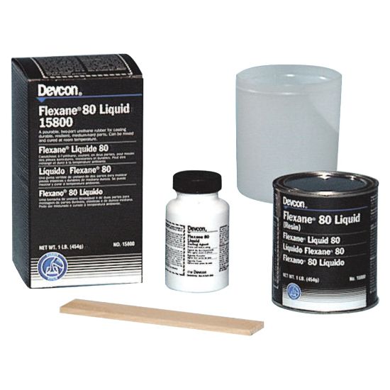 Picture of Devcon Flexane 80 Liquid Medium-Hard Rubber, 1 Lb