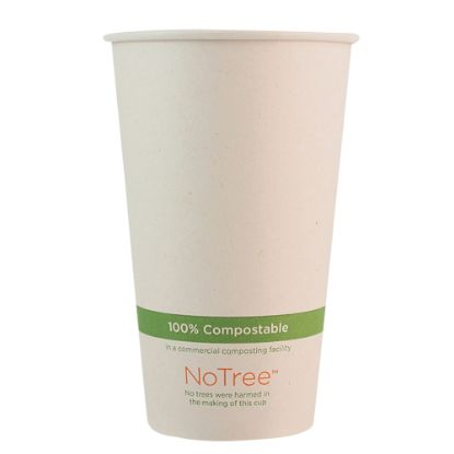 Picture of World Centric Paper Hot Cups, 16 Oz, Natural, Pack Of 1,000 Cups