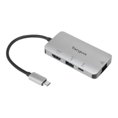 Picture of Targus USB-C DP Alt Mode 4K HDMI Docking Station With 100W Power Pass-Through, 0.35inH x 1.77inW x 3.35inD, DOCK418USZ