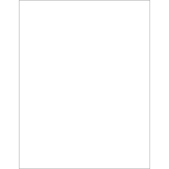 Picture of Tape Logic Laser Labels, LL206, Rectangle, 8 1/2in x 11in, Glossy White, Case Of 100