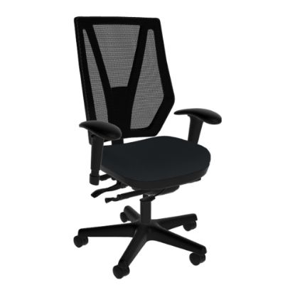 Picture of Sitmatic GoodFit Ergonomic Mesh High-Back Chair, Black