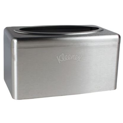 Picture of Kleenex Stainless Steel Countertop Box Towel Cover For POP-UP Box Hand Towels, Case Of 2