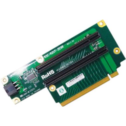 Picture of Supermicro RSC-R2UT-2E8R 2-port Riser Card - 2 x PCI Express x8 - PCI Express x16 - 2U Chasis