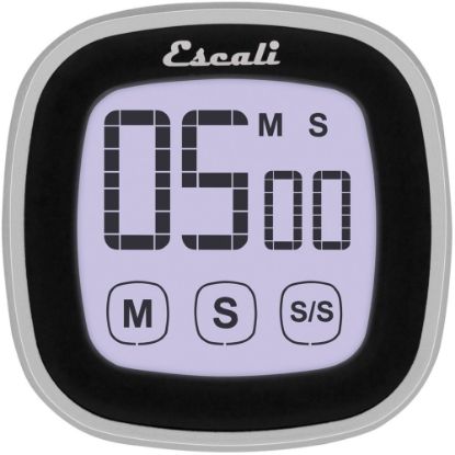 Picture of Escali Touch Screen 1.65 Hour Digital Timer, Black